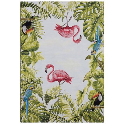 67203 kusovy koberec flair 105613 flowers and leaves multicolored na von aj na doma