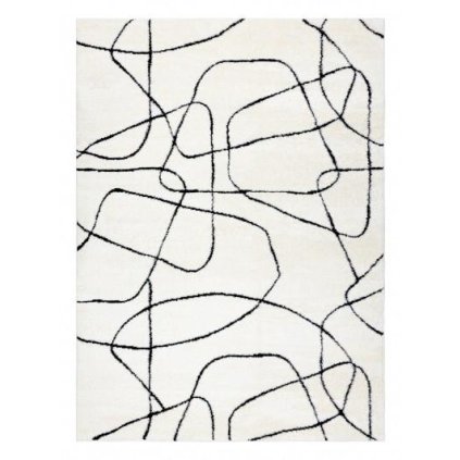 67254 kusovy koberec gloss 2813 87 greek black grey
