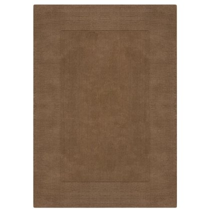68112 kusovy rucne tkany koberec tuscany textured wool border brown