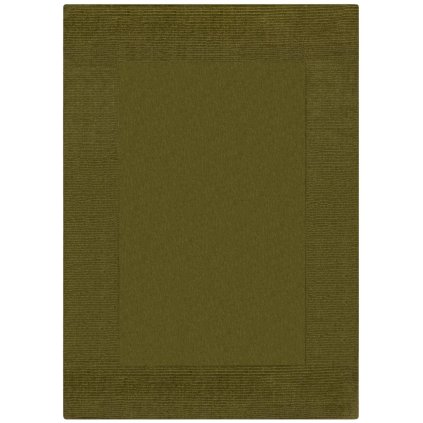 68121 kusovy rucne tkany koberec tuscany textured wool border green