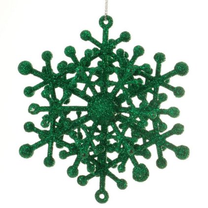 68970 zelena vianocna ozdoba na stromcek 10x10x5 cm sada 6 ks