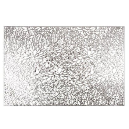 70356 strieborne prestieranie na stol melanie 30 x 45 cm sada 6 kusov
