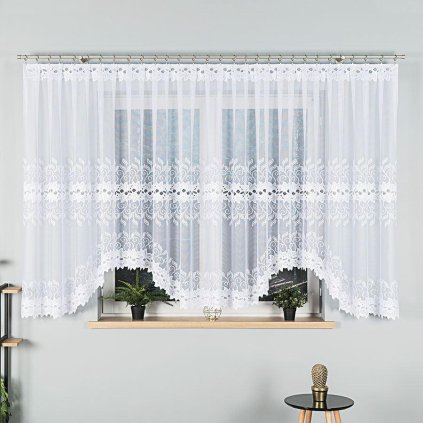 70567 biela zakarova zaclona bastia 500x160 cm