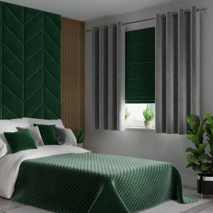 71569 tmavosivy zamatovy zaves na kruzkoch velvi 140x160 cm
