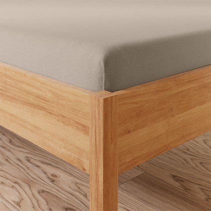 72864 bezova frote postelna plachta s gumickou dreamy premium 220 x 200 cm