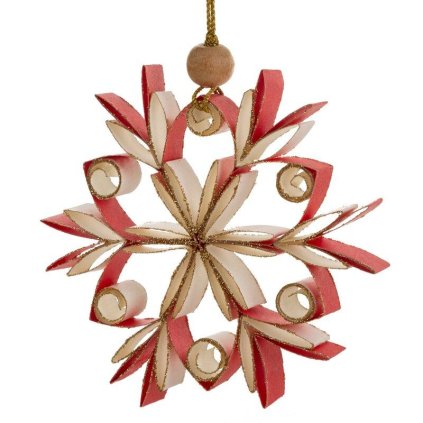 75123 cervena vianocna ozdoba na stromcek 12x12 cm sada 3 ks