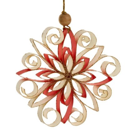 75129 cervena vianocna ozdoba na stromcek 12x12 cm sada 3 ks