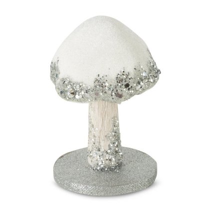 75156 biela vianocna ozdoba na stromcek 7x7x13 cm sada 6 ks
