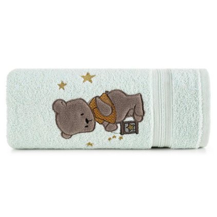 76878 mentolovy detsky uterak baby62 50x90 cm