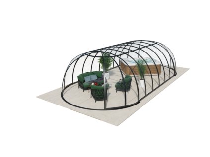 Oválny model zastrešenia SUNHOUSE