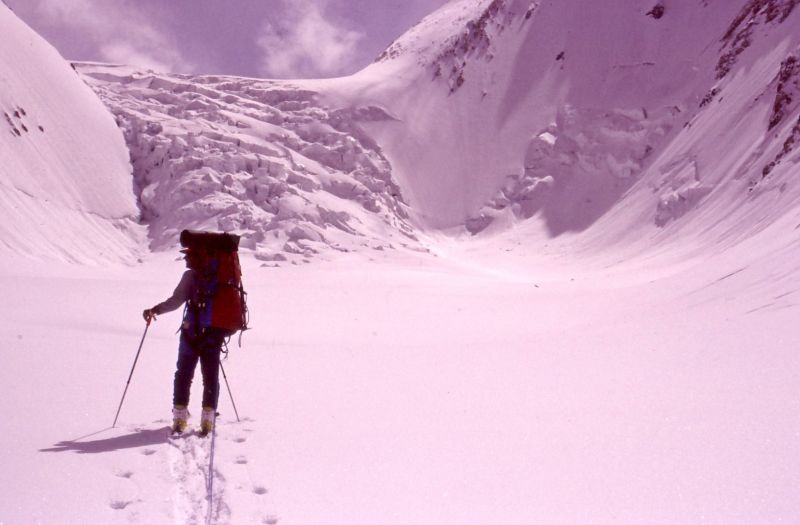 Gasherbrum – sedlo / zjazd