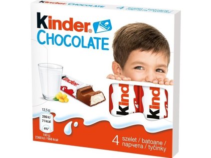 kinder chocolate 50g best coffee Czech Republic