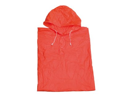 Poncho pláštěnka z pevného PVC oranžová