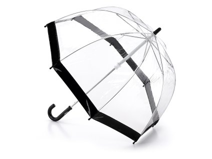 Fulton dětský průhledný holový deštník Funbrella 2 BLACK C603 + dárek