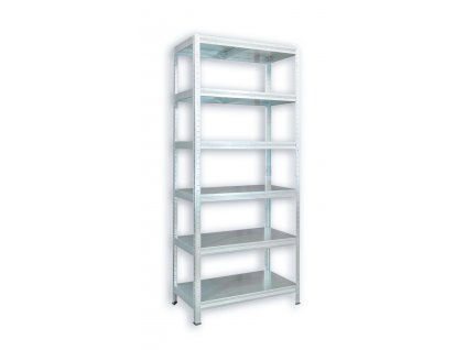 Steckregale Biedrax 40 x 90 x 270 cm verzinkt - 6 Fachböden