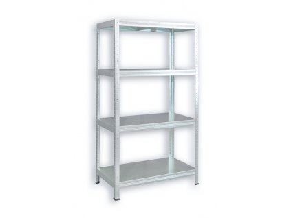 Haushaltsregal Biedrax 40 x 100 x 180 cm verzinkt - 4 Fachböden