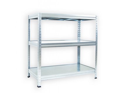 Metallregal mit Metallböden Biedrax 60 x 120 x 90 cm verzinkt - 3 Böden verzinkt