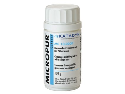 Katadyn Dezinfekce vody Micropur Classic a Forte Micropur Classic - MP 10 000, prášek 100 g prášku na 10 000 litrů