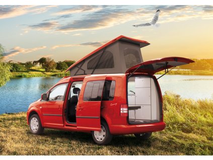 Reimo Zvedací spací střecha pro VW Caddy MAXI