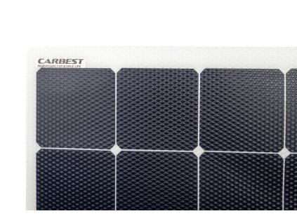 Carbest  Flexibilní solární panely  Power panel Flex 165Wp PRO bílá zadní přípoj