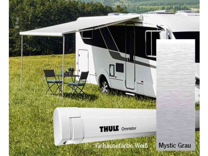 Thule 12V Boční markýza Omnistor 5200 Bílá Mystic Grau (šedá) 350 cm