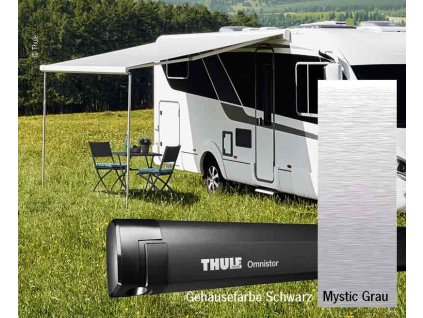 Thule Boční markýza Omnistor 5200 Černá Mystic Grau (šedá) 450 cm