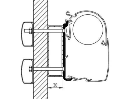Thule Adaptér TO5200/8000/4900 Od roku 2010