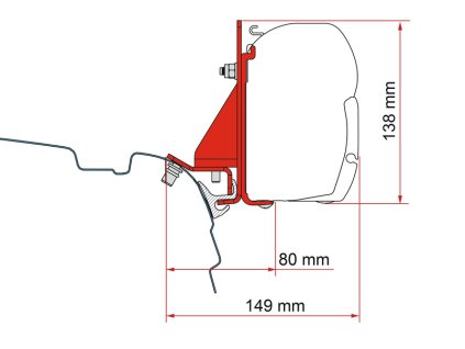 Fiamma Adaptér F45S/F45L
