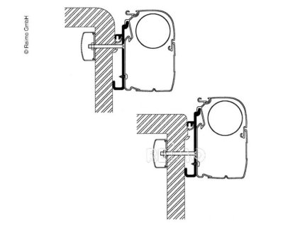 Thule Adaptér TO5200/8000/4900 Rapido 9 - 4ks