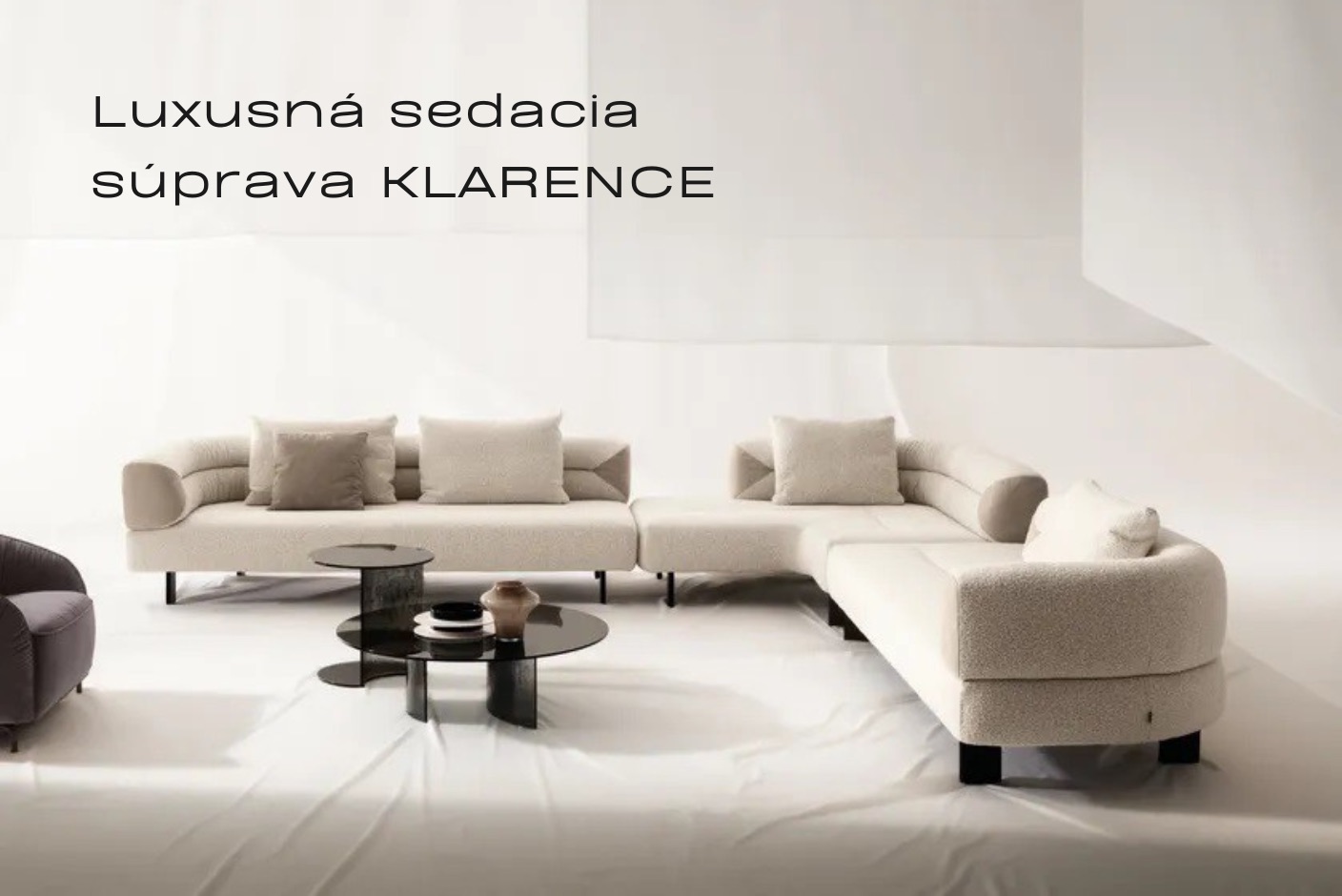 Luxusná sedacia súprava KLARENCE