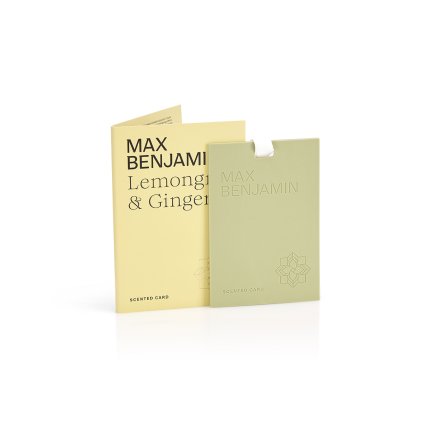 MAX BENJAMIN vonná karta LEMONGRASS&GINGER