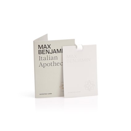 MAX BENJAMIN VONNÁ KARTA ITALIAN APOTHECARY