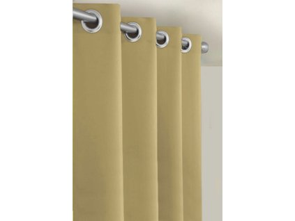 Výprodej Dekorační látky, Blackout UNI světle béžový, 150 cm (Výprodejový rozměr (šíře x výška) 150 x 60 cm)