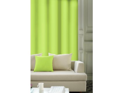 Výprodej Dekorační látky, Blackout Jednobarevný 150 cm,zelená (Výprodejový rozměr (šíře x výška) 150 x 140 cm)