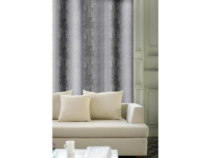 Výprodej Dekorační látky, Satinet Impresse, šedý, 150 cm (Výprodejový rozměr (šíře x výška) 150 x 190 cm)