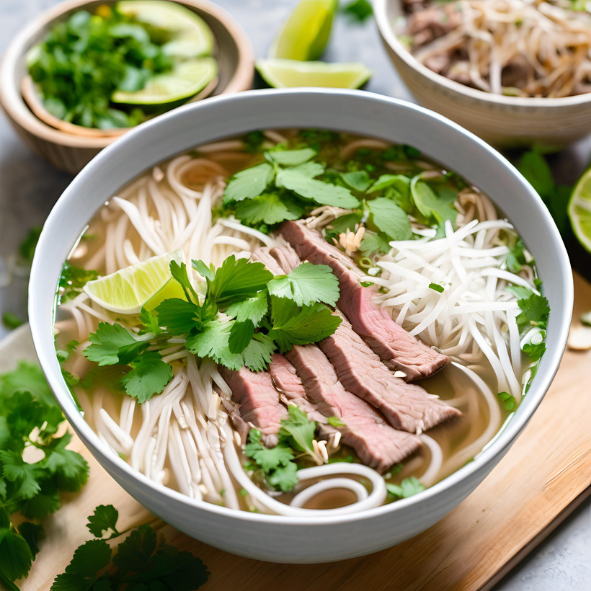 Pho Bo (vietnamská hovězí polévka)