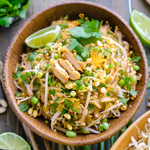 Pad Thai s kuřecím masem