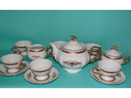THUN  Porcelánová čajová souprava OMAR-vyrobená z kvalitního Karlovarského porcelánu.