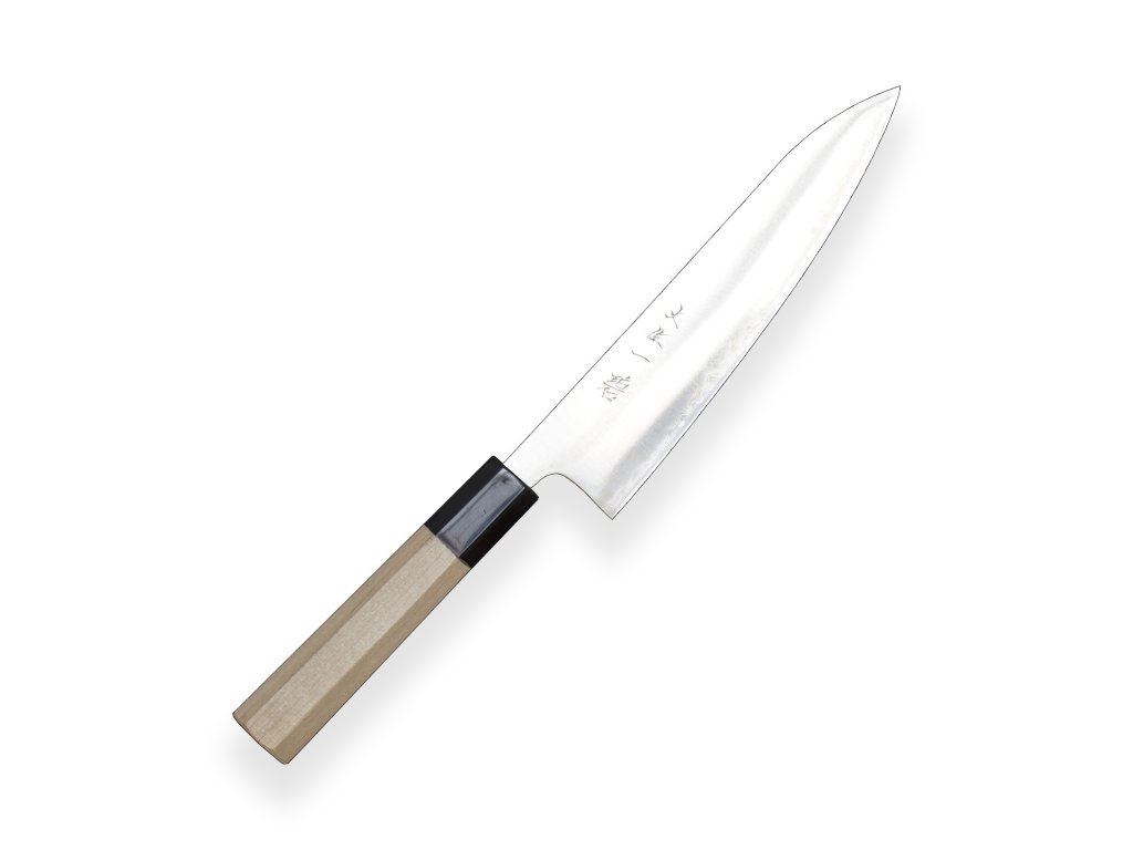 24426 4 nuz chef gyuto 180 mm hokiyama tosa ichi white octagonal