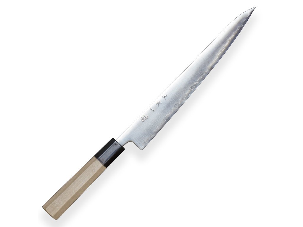 24495 4 nuz sujihiki slicer 240 mm hokiyama tosa ichi white octagonal