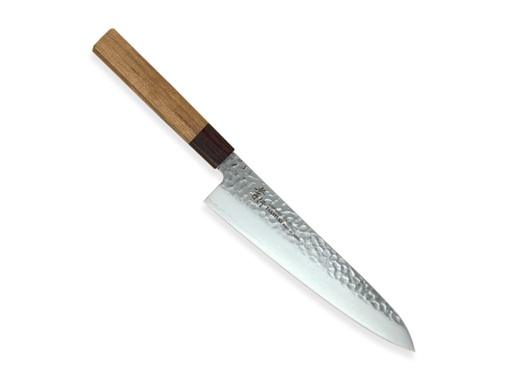 24279 nuz wa gyuto 210mm sakai takayuki vg 10 zelkova oktagon