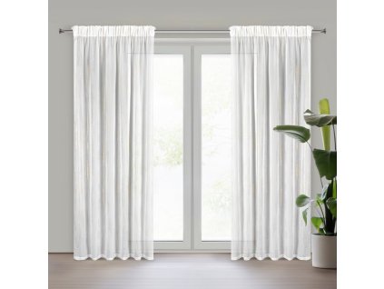 10972 firana gotowa astra na tasmie 140 x 270 cm bialy