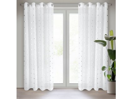 40918 firana gotowa benay 140 x 250 cm bialy