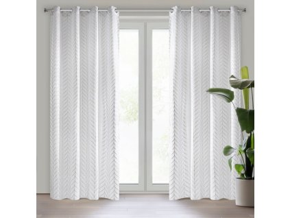 39850 firana gotowa biray 140 x 250 cm bialy