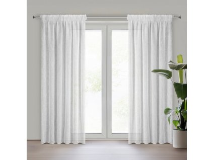 9934 firana gotowa carla na tasmie 140 x 270 cm bialy