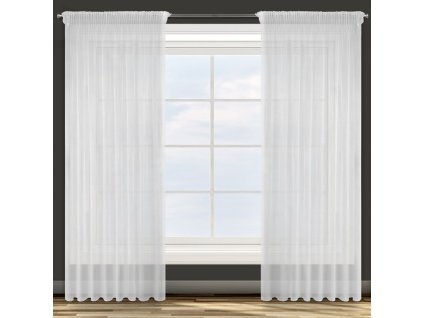 44308 firana gotowa d91 alexa na tasmie 135 x 270 cm bialy