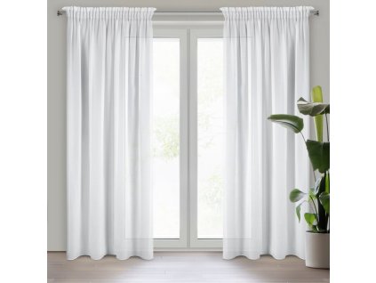 6757 firana gotowa dalia na tasmie 140 x 270 cm bialy