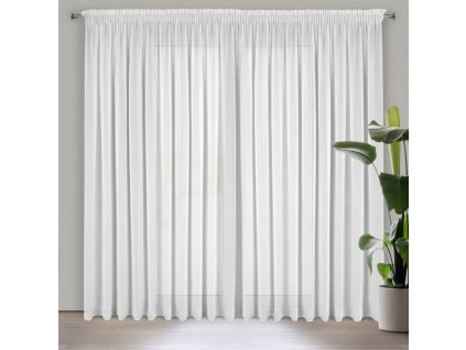 1990 firana gotowa dalia na tasmie 350 x 270 cm bialy