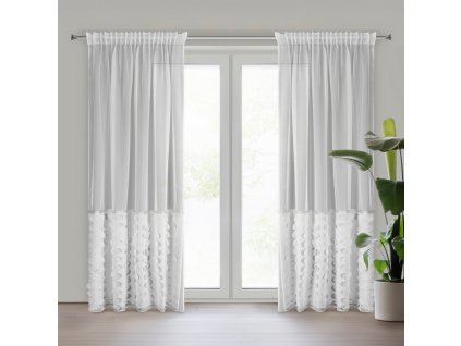 26389 firana gotowa debora na tasmie 140 x 270 cm bialy