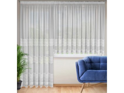 36205 firana gotowa dek 400 x 150 cm bialy